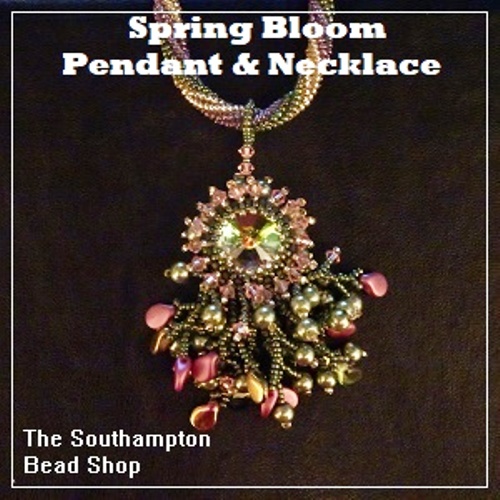 Project Kit  4005 Spring Bloom Pendant & Rope  Olivaceous